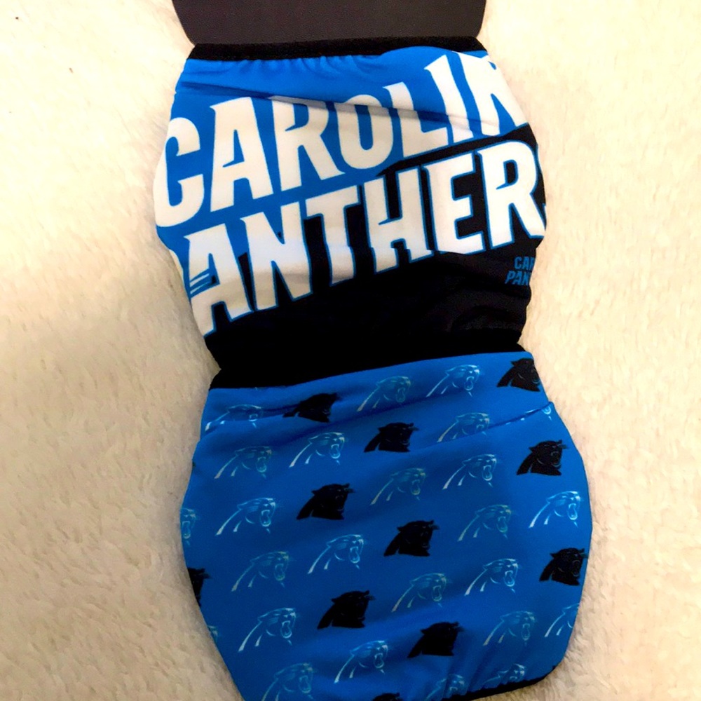 Carolina Panthers face masks NWOT